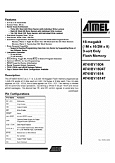 DataSheet AT49BV1614 pdf